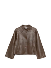 GIACCA IN PELLE CON BOTTONI