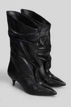 STIVALETTO IN PELLE MEZZO TACCO MAILE PATIE' PARIS