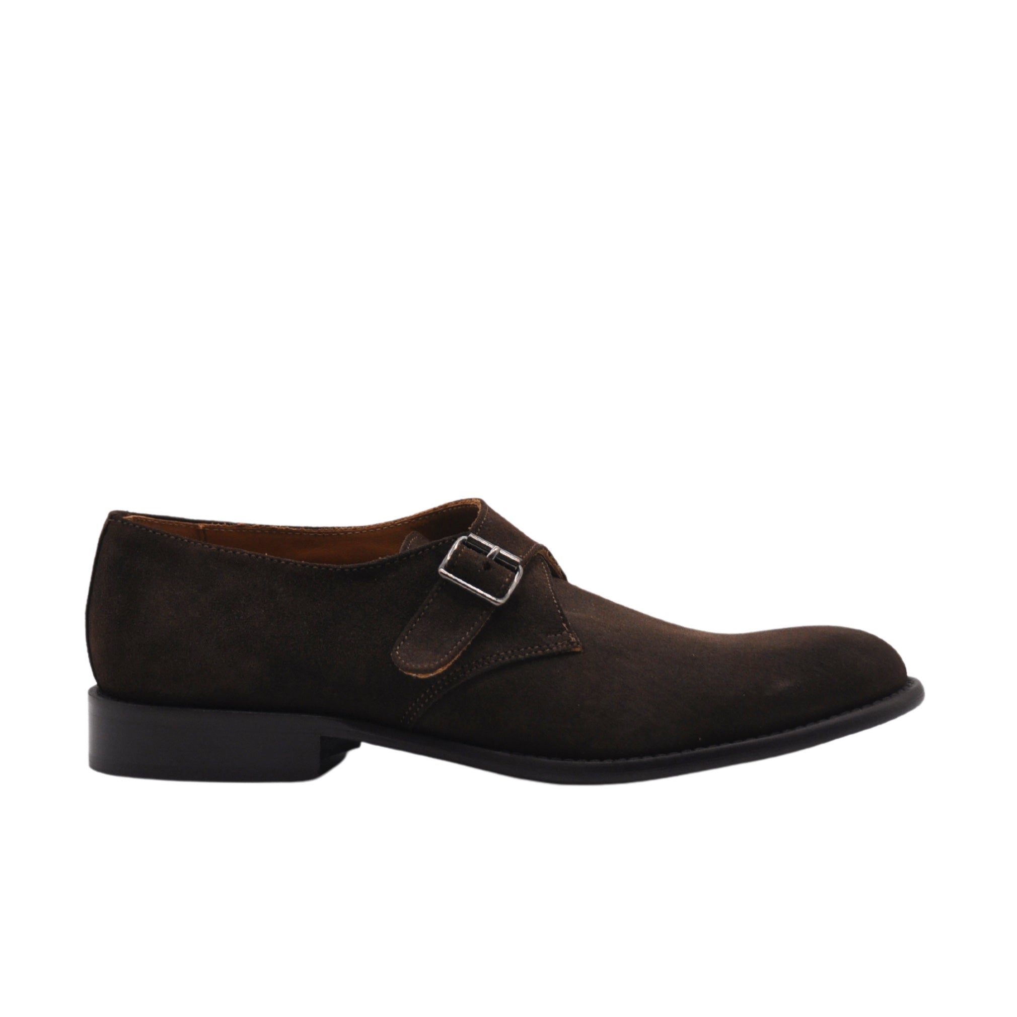 Scarpa in camoscio con fibbia