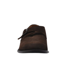 Scarpa in camoscio con fibbia