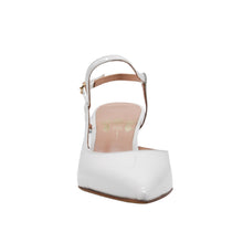 Slingback in vernice