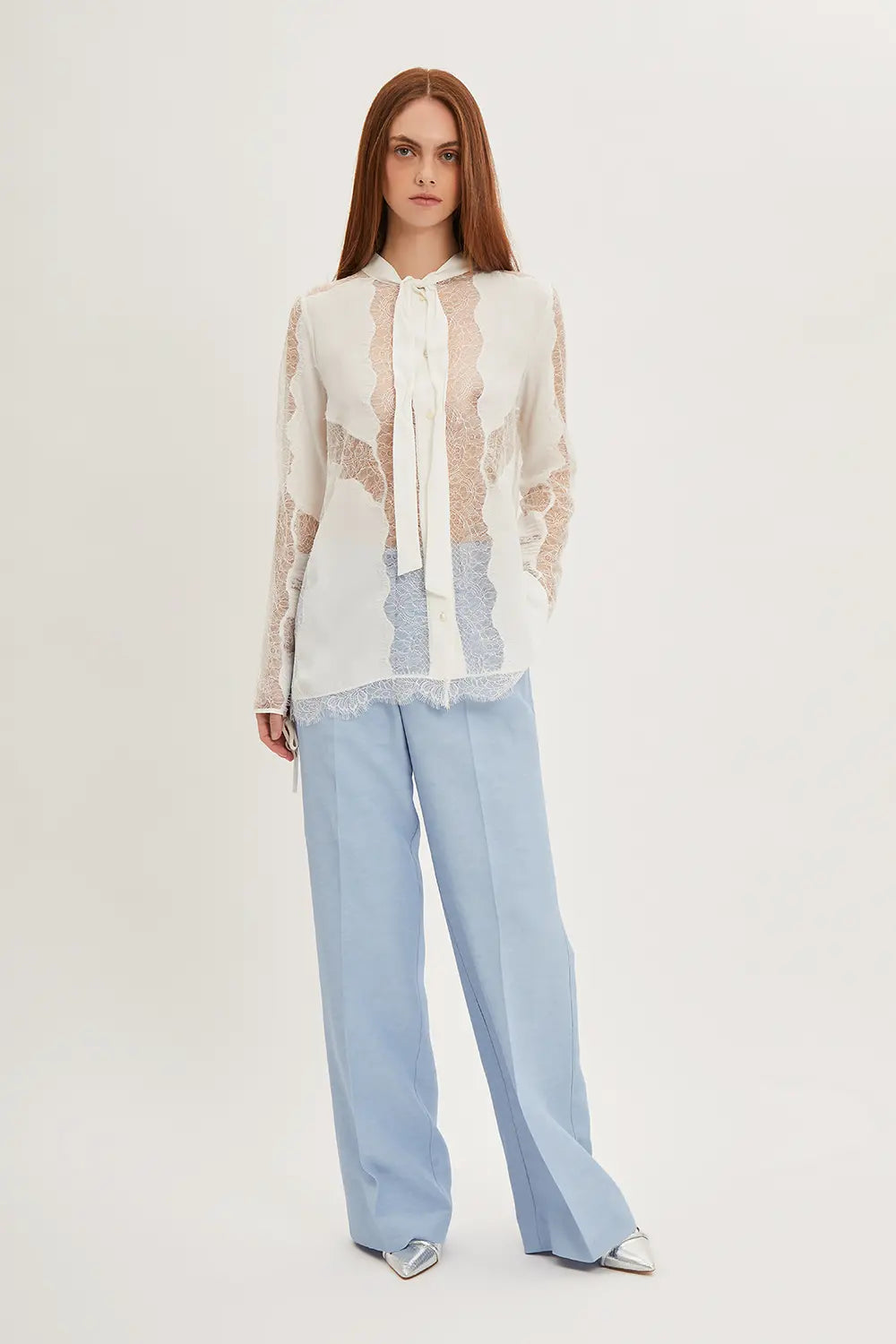 Parosh Camicia con pizzo