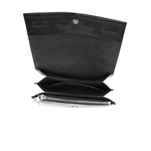 portafoglio in vera pelle nero