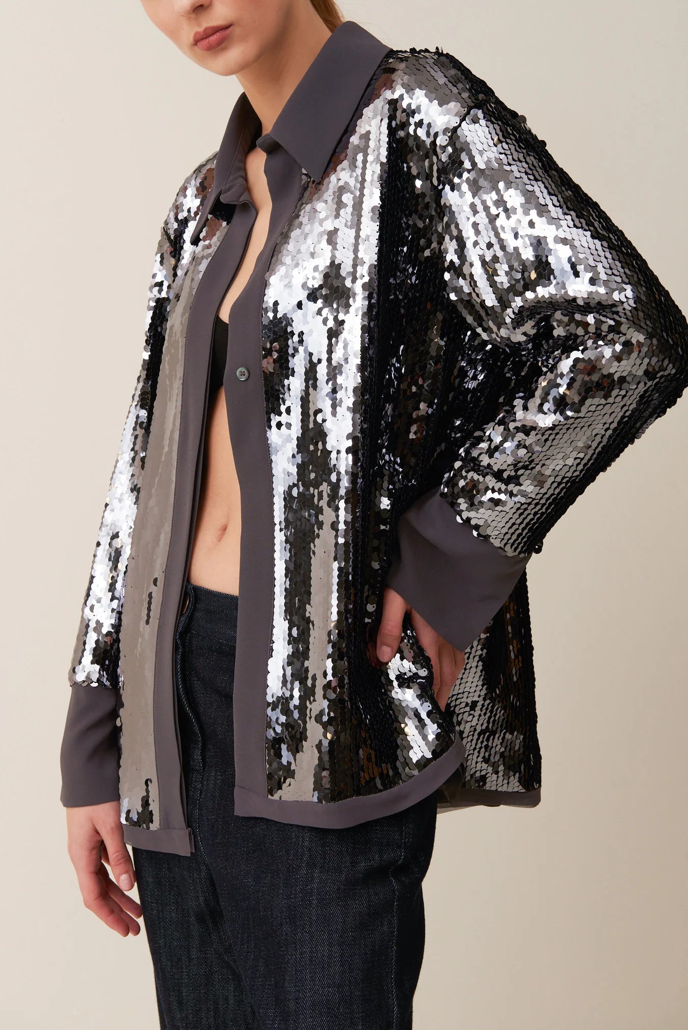 GIACCA CAMICIA SPARKLY