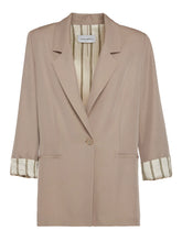 GIACCA DRITTA IN TWILL DI VISCOSA