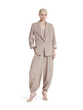 GIACCA DRITTA IN TWILL DI VISCOSA