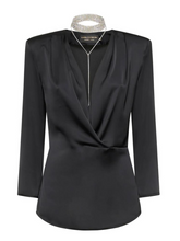 Blusa in raso fluido Simona Corsellini