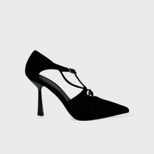 M-Sasaki decollette velluto nero