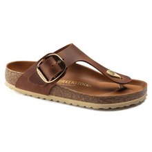 Birkenstock Sandalo Gizeh Big Buckle Pelle oliata