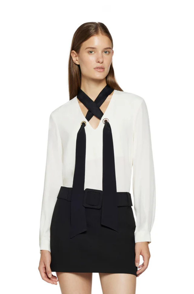 SIMONA CORSELLINI Camicia con fusciacca e vele in metallo