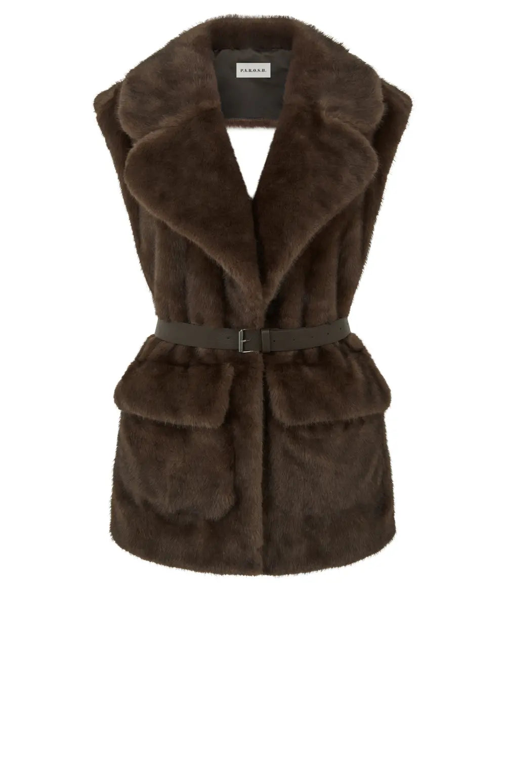 P.A.R.O.S.H. GILET DI ECOPELLICCIA